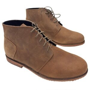 New Nisolo Everyday Brown Leather Chukka Boots Size 8